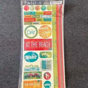 Grafton Beach cardstock stickers by Scenic Route